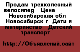 Продам трехколесный велосипед › Цена ­ 3 500 - Новосибирская обл., Новосибирск г. Дети и материнство » Детский транспорт   